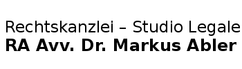 RA Avv. Dr. Markus Abler in Meran (BZ) logo